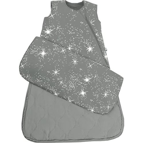 GUNAMUNA Sleep Sacks for Babies Toddlers and Newborns, Easy Changing Diaper Zipper, Cozy, 2.5 TOG