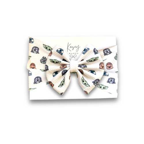 MAY THE 4TH Be With You| Star War Inspired Headbands, Bows, Headwraps, Scrunchies, Headbands, Infant Bows| Sibling Matching| Mommy & Me