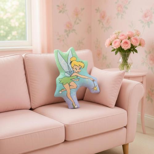 Personalized Disney Tinkerbell Pillow, Fairy Throw Pillows, Kids Birthday Gift, Decorative Pillows For Girls Room, Disneychannel Series