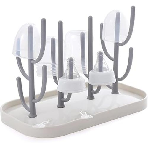 XYW Baby Bottle Drying Rack, Bottle Dryer Rack Holder, Space Saving Standing Drying Rack for Baby Bottles, Pump Part Cleaning, Countertop Drying Rack Baby Accessory