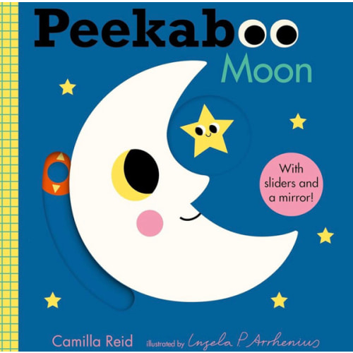 Peekaboo: Moon: (An Interactive Board Book for Babies & Toddlers with Mirror & Sliders to Push, Pull, or Turn. Cute Artwork Includes a Clock, Light, Teddy Bear, & More.) (Peekaboo You)