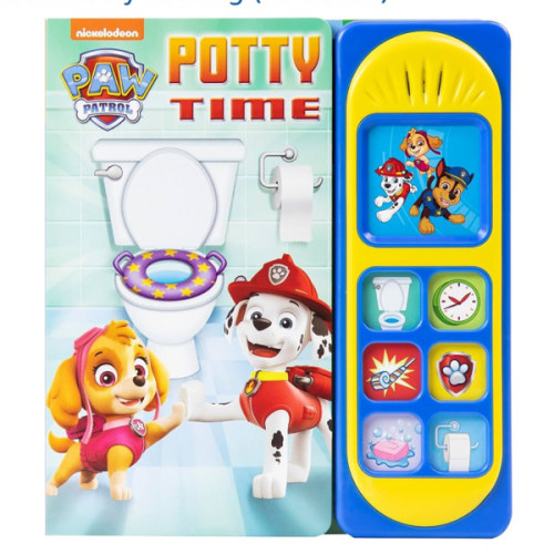 PAW Patrol Chase, Skye, Marshall, and More! - Potty Time - Potty Training Sound Book - PI Kids (Play-A-Sound)