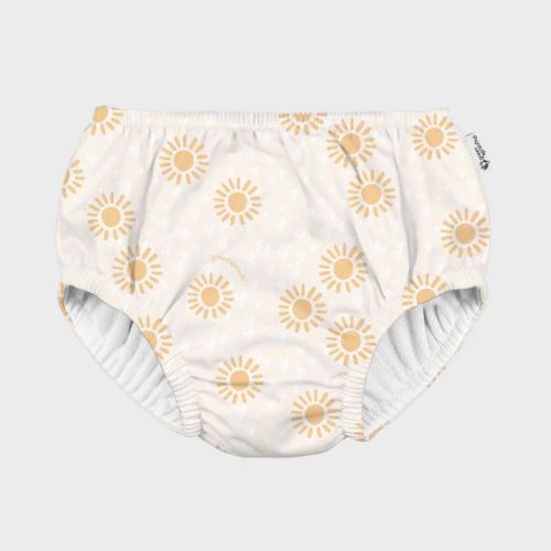 Green Sprouts Baby Eco Pull-up Reusable Swim Diaper Sunshine - Cream 6M