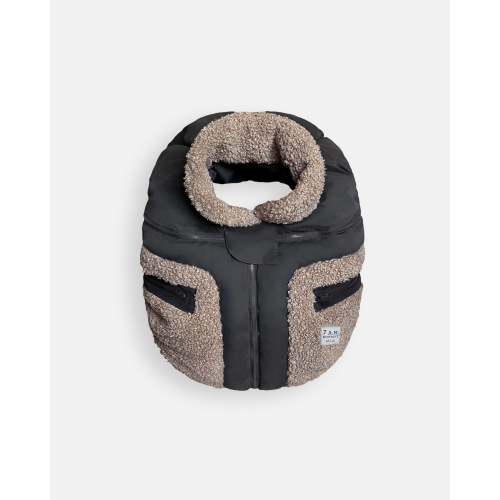 Car Seat Cocoon - Teddy Appliqué