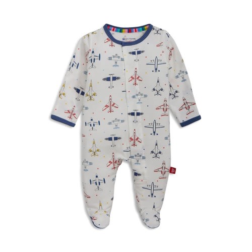 Just Plane Fun Magnetic Footie, 0-3MPick up today