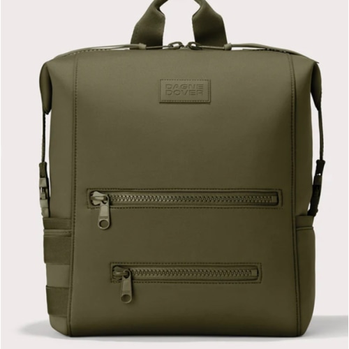 Indi Diaper Backpack in Dark Moss, Large
