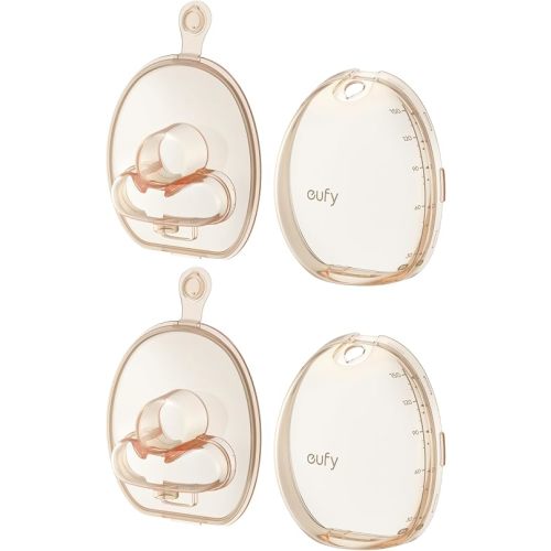 eufy Wearable Breast Pump S2/S2 Pro, 5oz Milk Container (2-Pack)