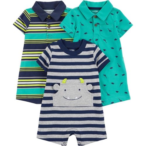 Simple Joys by Carter's baby-boys 3-pack Rompers