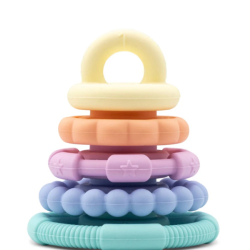 Jellystone Designs Pastel Teething Stacker – Little Earth Nest