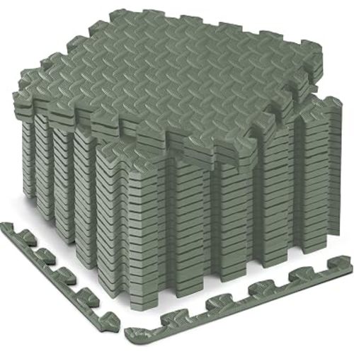 18 Pcs EVA Foam Floor Tiles, Puzzle Exercise Mat Set for Gym