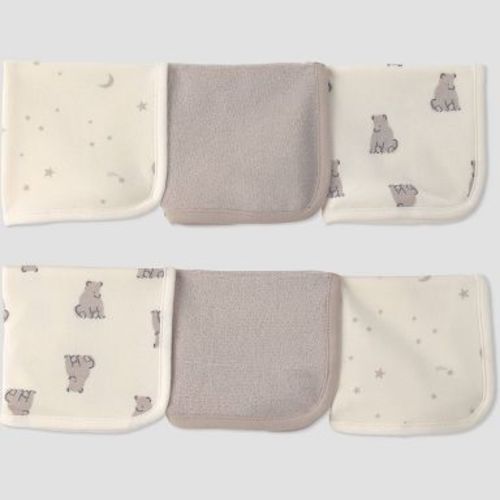 Carter's Just One You® Baby 6pk Washcloth - Brown Bear