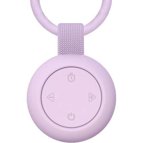 Portable Baby Sound Machine & Essentials for Babies & Kids-Purple | White Noise Machine[Timer Function][20 Soothing Sounds][15 Hours Battery Life]Travel,Registry,Gifts,Clips on Baby Stroller