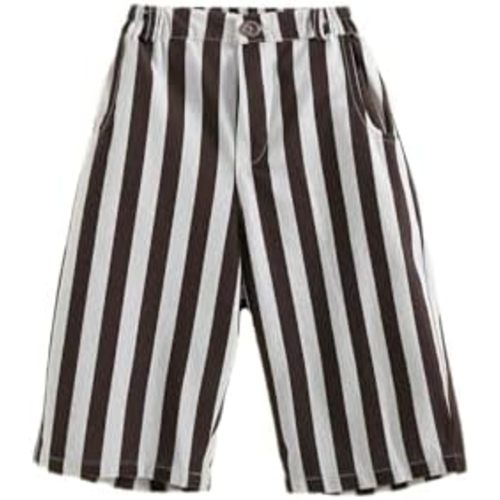 Spring Autumn 6Months-3Years Toddler Thin Cotton Stripe Elastics Pants for Baby Boys and Girls