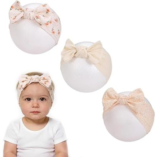 Baby Girl Headbands with Bows Soft Elastics Hairbands Hair Accessories for Newborn Infant Toddler Kids