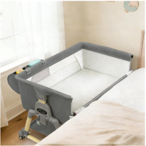 Baby Bassinet And Bedside Sleeper For Baby With 7 Height Adjustable Design(no Installation Required) | Wayfair