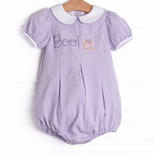 Boo! Embroidered Bubble, Purple – Stitchy Fish