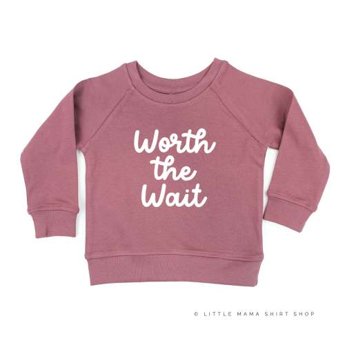 ORGANIC COTTON PULLOVER - BERRY w/ White - MULTIPLE DESIGNS
