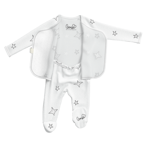 Bonsie Skin to Skin Footie - Newborn, Stars