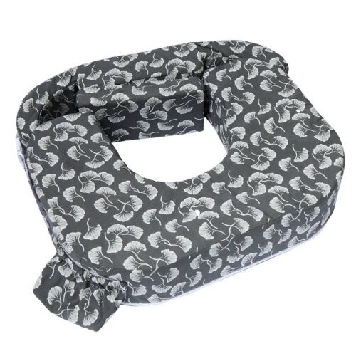 My Brest Friend Twin Nursing Pillow - Gray Flowing Fans