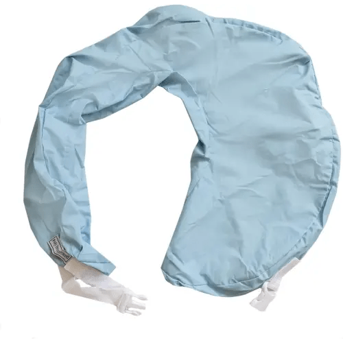 My Brest Friend Original Nursing Pillow Cover - Slipcovers For Baby - Vinyl, Adjustable Fit, Easy Care, Durable - Original Nursing Pillow Not Included, Blue