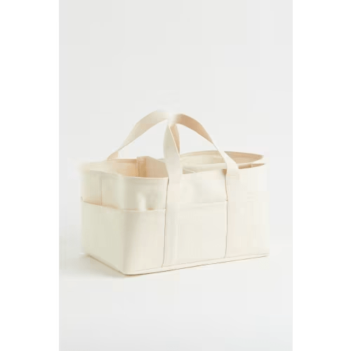 COTTON CANVAS CHANGING BAG