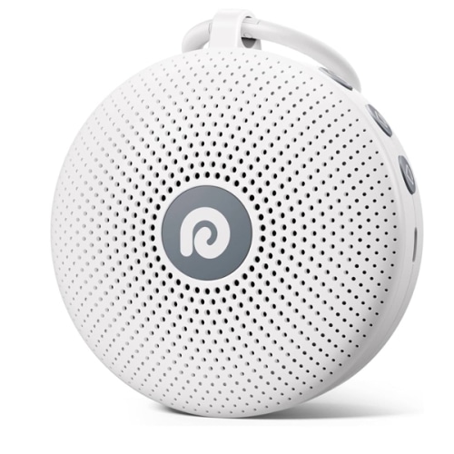 Dreamegg Portable Noise Machine for Baby Adult, Features Powerful Battery, 21 Soothing Sound, Noise Canceling for Office & Sleeping, Sound Therapy for Home, Travel, Registry Gift, Classic White