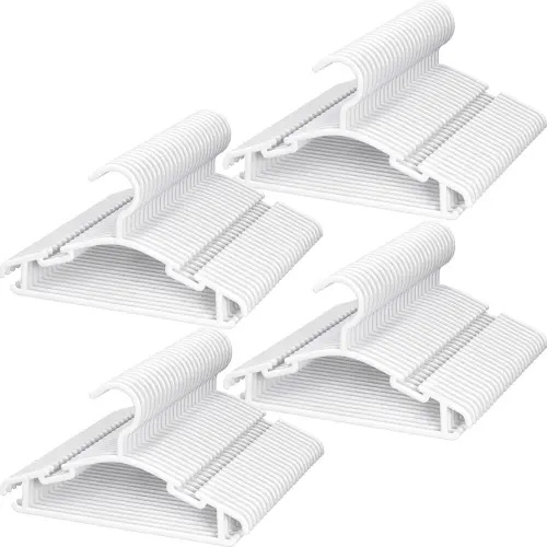 GoodtoU Baby Hangers 100Pack Kids Plastic Baby Clothes Hangers for Closet Small Children Infant Toddler Child