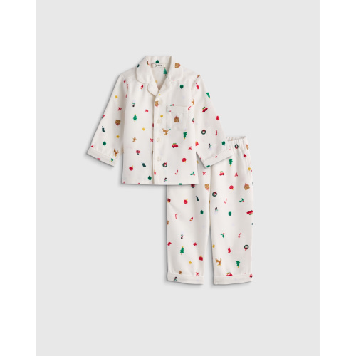 Holiday Flannel Pajama Set - Baby in Sweet Treats