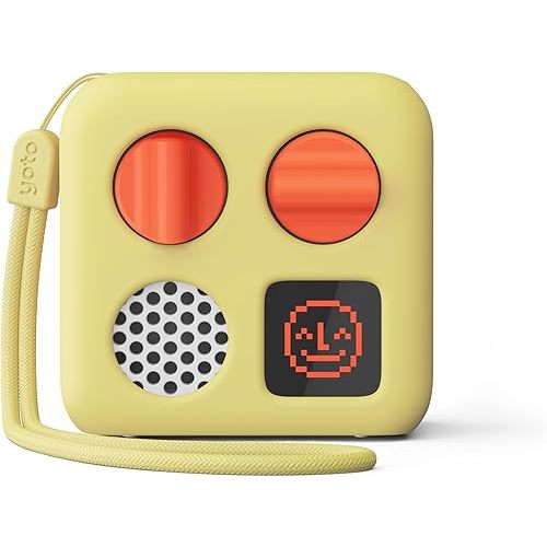 Yoto Mini (2024 Edition) + Adventure Jacket in Sweet Corn (Yellow) Bundle - All-in-1 Travel Device for Stories Music Podcast Radio White Noise Ok-to-wake Alarm Clock, Use as Speaker or with Headphones
