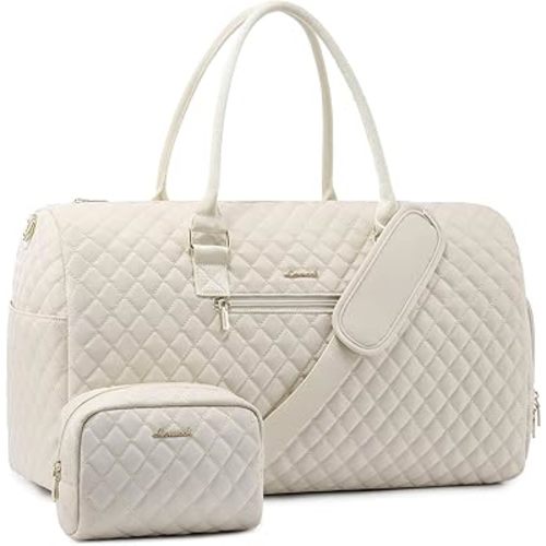 LOVEVOOK Travel Duffle Bag, Weekender Bag for Women with Toiletry Bag, Carry on Overnight Bag with Shoe Compartment, Gym Duffel Bag with Wet Pocket, Mommy Hospital Bags for Labor and Delivery