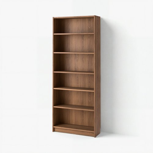 BILLY Bookcase - brown walnut effect 31 1/2x11x79 1/2 "