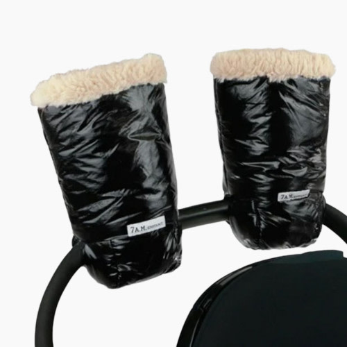 7AM Enfant Warmmuffs - Black Polar