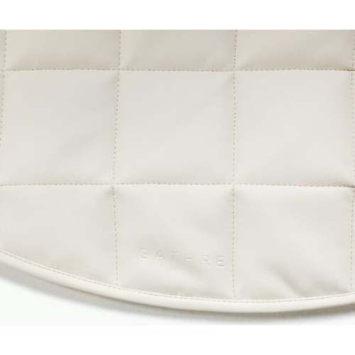 Quilted Circle Mat, Ivory - Gathre | Maisonette