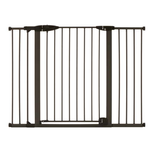 Toddleroo by North States Riverstone Extra Tall and Wide Child Safety Gate, 36" Tall, Graphite