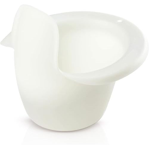 Baby Potty for Elimination Communication (White), Diaper-Free Training, Baby Potty Toilet, Portable Potty for Boys & Girls up to 1 Year, Baby Accessory, Made in Germany.