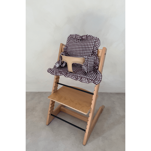 Mulberry Gingham 2 in 1 Cushion | Greyfox Designs