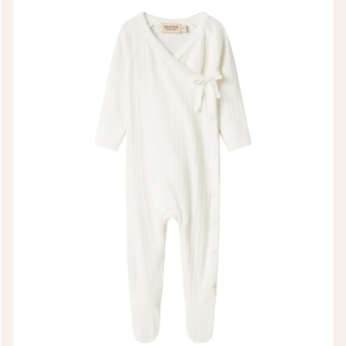 Soft Baby Bodysuit With Feet Made of Soft Cotton Rib – MarMar Copenhagen