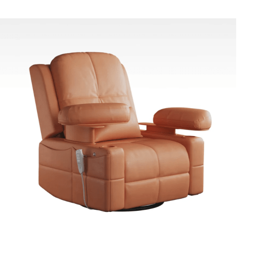 Lullapod Pro Nursery Recliner (Color: Honey Brown)