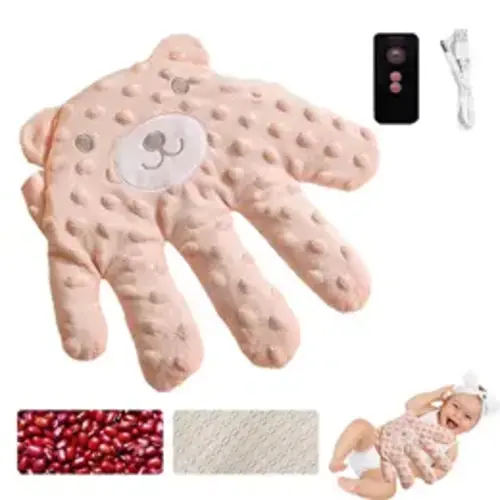 Automatic Baby Soother - Hands-Free Pacifying Toy with Soft Patting & Red Bean Heat Pack for Newborns & Infants - TikTok Shop