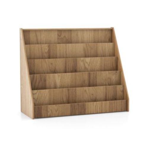 5 Tier Kids Bookshelf with Deep Compartments and Stable Design