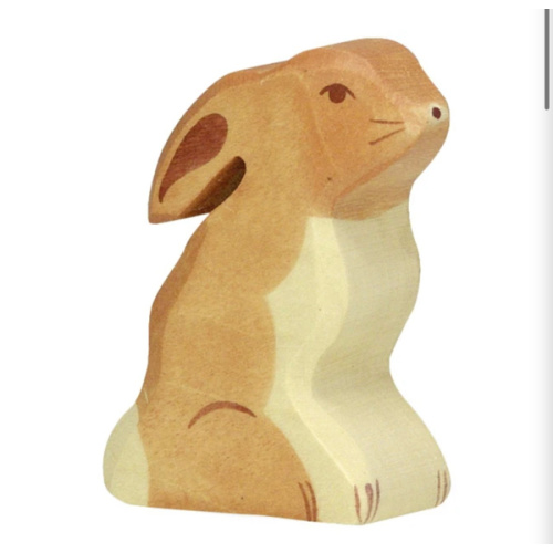 Holztiger Woodland Animal Toys – Hare Sitting