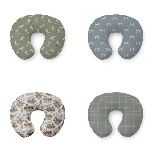 Nursing Pillow Cover-Mallard & Moss