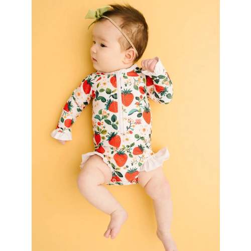 Vintage Strawberry One Piece Swimsuit | Little One Shop