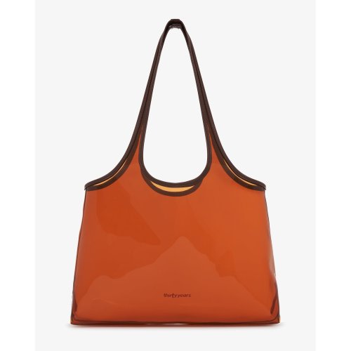 Jelly Clear Tote - Amber