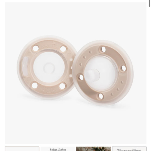 Ninni Pacifier Oatmeal 2 Pack