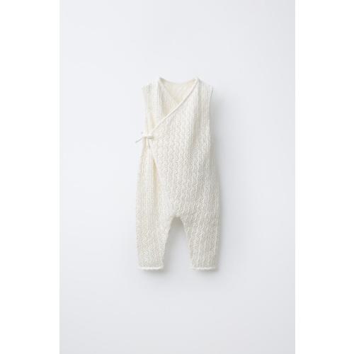 COTTON AND MULBERRY SILK KIMONO - Ecru | ZARA United States