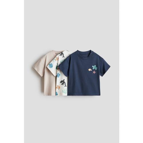 3-PACK COTTON T-SHIRTS