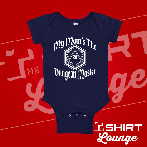 My Mom's The DM Baby Bodysuit: Nerdy RPG Infant Clothes
