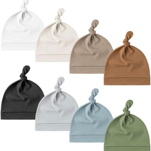 Konssy Baby Newborn Beanie Hat for Infant Girl Boy 0-6 Months