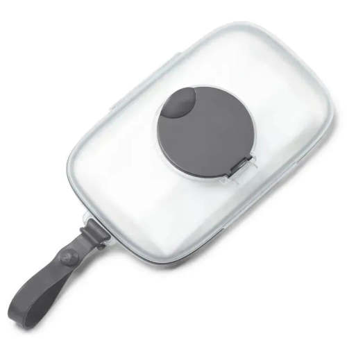 Skip Hop Grab & Go Snug Seal Wipes Case, Gray